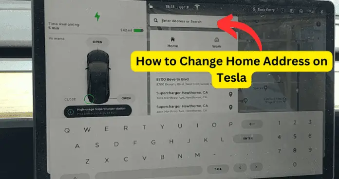 How to Change Home Address on Tesla
