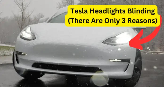 Tesla Headlights Blinding