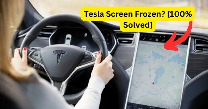 my tesla model y screen is frozen