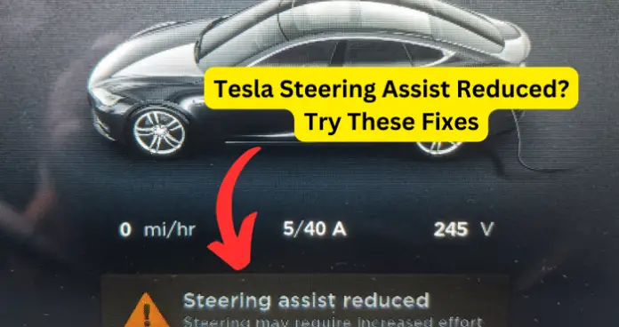 Tesla Steering Assist Reduced
