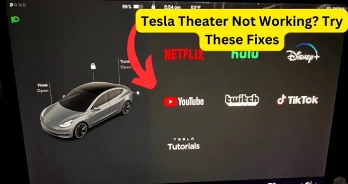 Tesla Theater Not Working