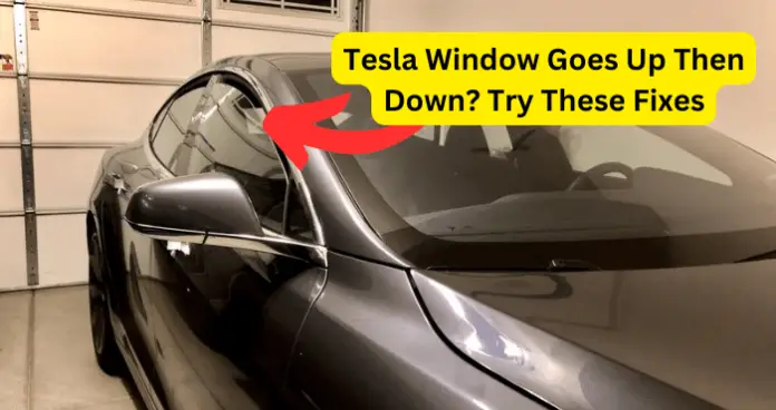 Tesla Window Goes Up Then Down