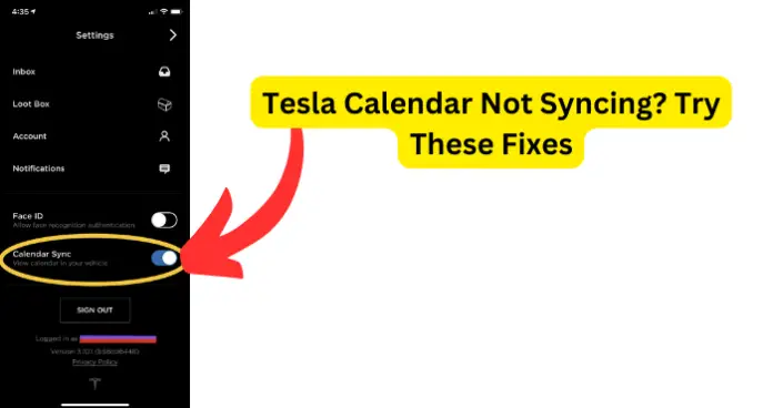 Tesla Calendar Not Syncing