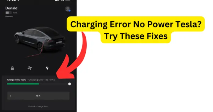 Charging Error No Power Tesla