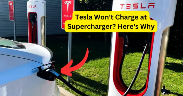 Tesla Won't Charge at Supercharger