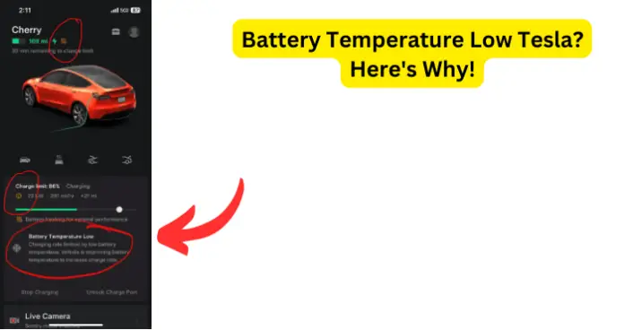 Battery Temperature Low Tesla
