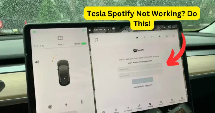 Tesla Spotify Not Working