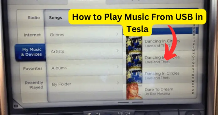 How to Play Music From USB in Tesla