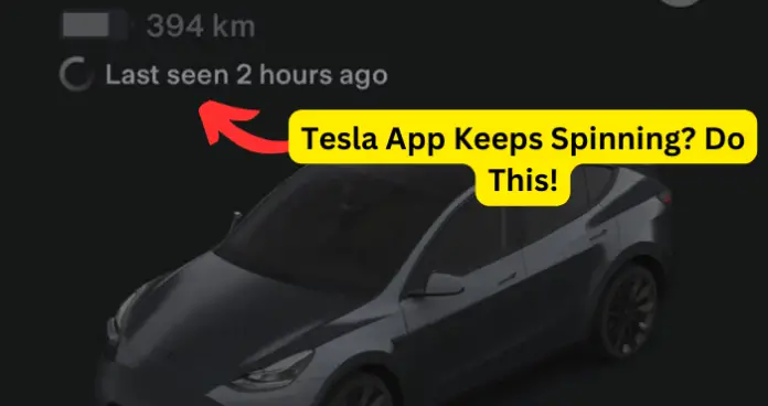 Tesla App Last Seen a Day Ago