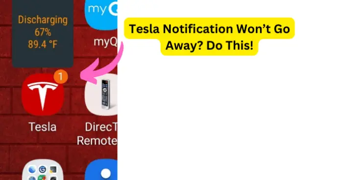 Tesla Notification Won’t Go Away