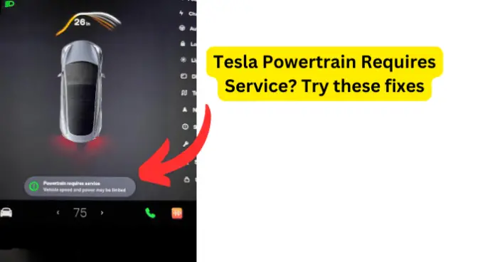 Tesla Powertrain Requires Service