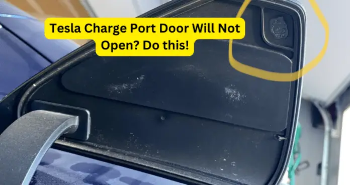 Tesla Charge Port Door Will Not Open